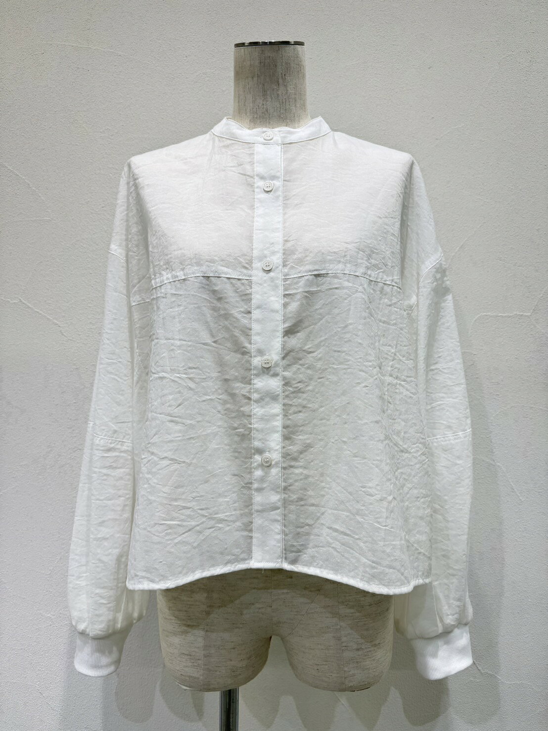 【即納】【CYAN 2026 SPRING&SUMMER Vol.2】CYAN　TOKYO　シアン　シアントウキョウ ソフトオーガンリブショートシャツ 601457 bequadro-10001655 bequadro サンプル画像3