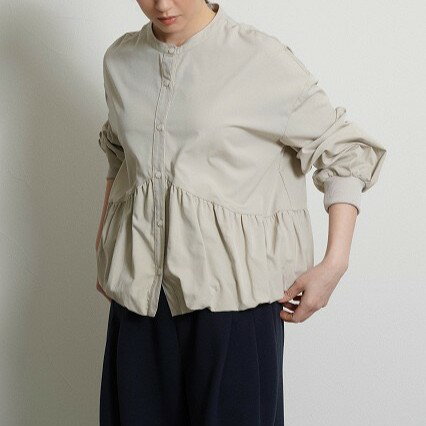 Rakuten - 【予約】【早期予約でポイント10倍】【CYAN 2026 AUTUMN&WINTER Vol1】【8月中旬～8月下旬入荷予定】CYAN　TOKYO　シアン　シアントーキョー　ギャザーバルーンシャツ 型番604489