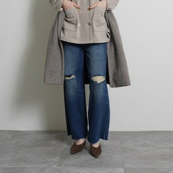 Rakuten - 【予約】【早期予約でポイント10倍】【CYAN 2026 AUTUMN&WINTER Vol1】【8月中旬～8月下旬入荷予定】CYAN　TOKYO　シアン　シアントーキョー　クラッシュデニムヴィンテージワイド 型番 604494