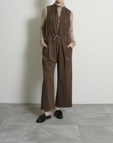 Rakuten - 【予約】【早期予約でポイント10倍】【CYAN 2026 AUTUMN&WINTER Vol1】【8月中旬～8月下旬入荷予定】CYAN　TOKYO　シアン シアントーキョー　ティアードスキッパーサロペット　型番604498