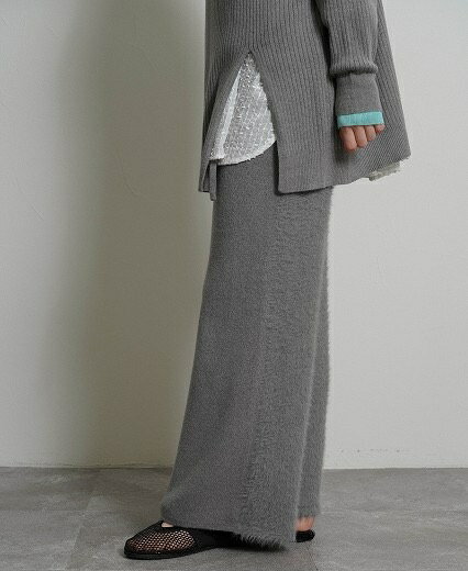 Rakuten - 【予約】【早期予約でポイント10倍】【CYAN 2026 AUTUMN&WINTER Vol1】【9月中旬～9月下旬入荷予定】CYAN　TOKYO　シアン シアントーキョー　シャギーコンビニットワイド パンツ ボトムス　型番604510