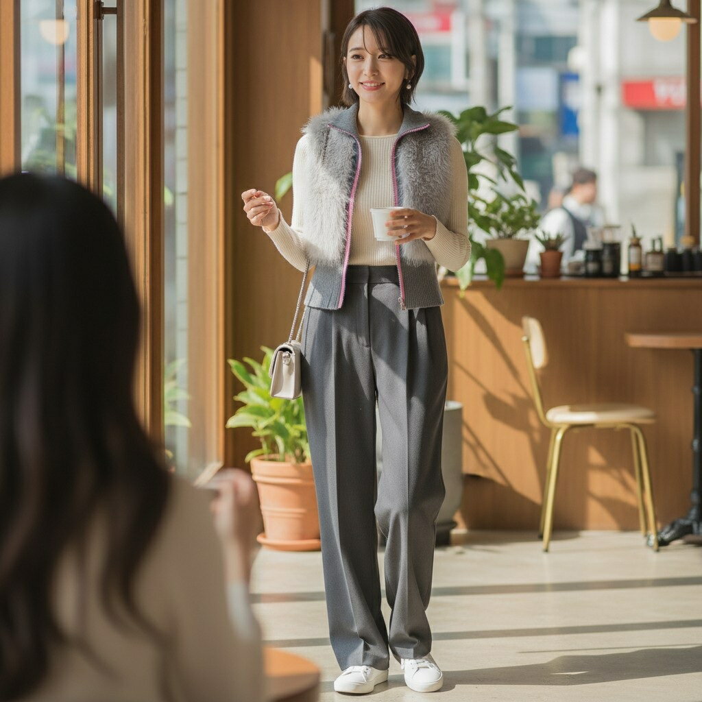Rakuten - 【予約】【早期予約でポイント10倍】【GARENA 2026 AUTUMN COLLECTION Vol1】【8月上旬～8月中旬入荷予定】GARENA　ガレナ　カラージップショートファーベスト　型番70062-5102