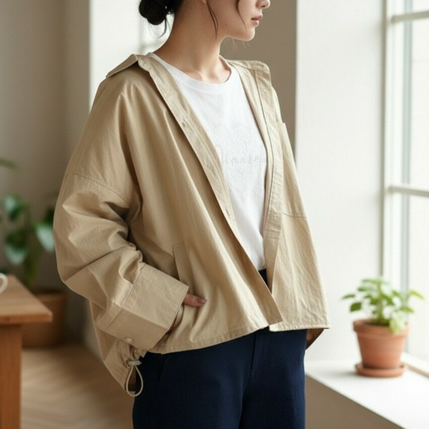 Rakuten - 【40％OFF】【メーカー希望小売価格7,590円】ZAMPA(ザンパ)　ショート丈ワイドドロストシャツ　型番31-0154