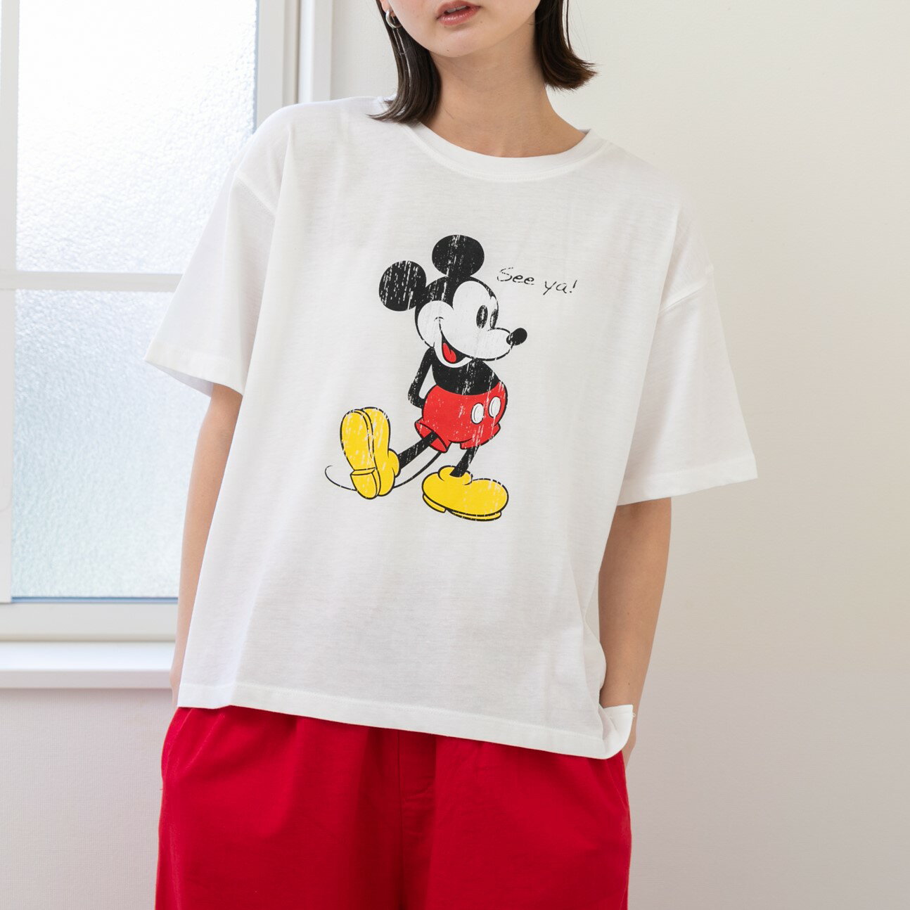 楽天市場】ミッキー tシャツ(Tシャツ・カットソー|トップス 楽天市場】ミッキー tシャツ(Tシャツ・カットソー|トップス