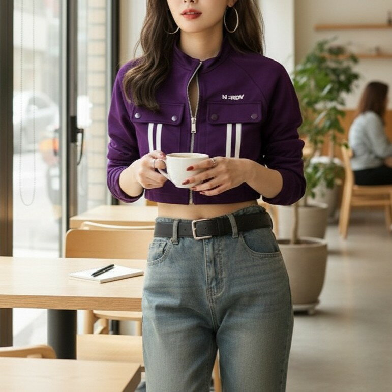 Rakuten - 【NERDY】【70％OFF】NERDY CARGO CROPPED TRACK TOP　カーゴクロップドトラックトップ