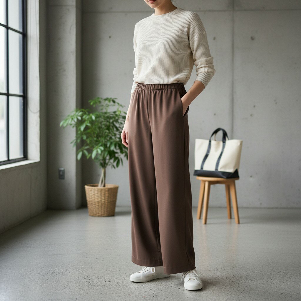 Rakuten - 【予約】【早期予約でポイント10倍】【PRIORITY 2026 Autumn　Collection】【8月中旬～8月下旬入荷予定】PRIORITY　プライオリティ　グロッシーパンツ　型番P66138LI
