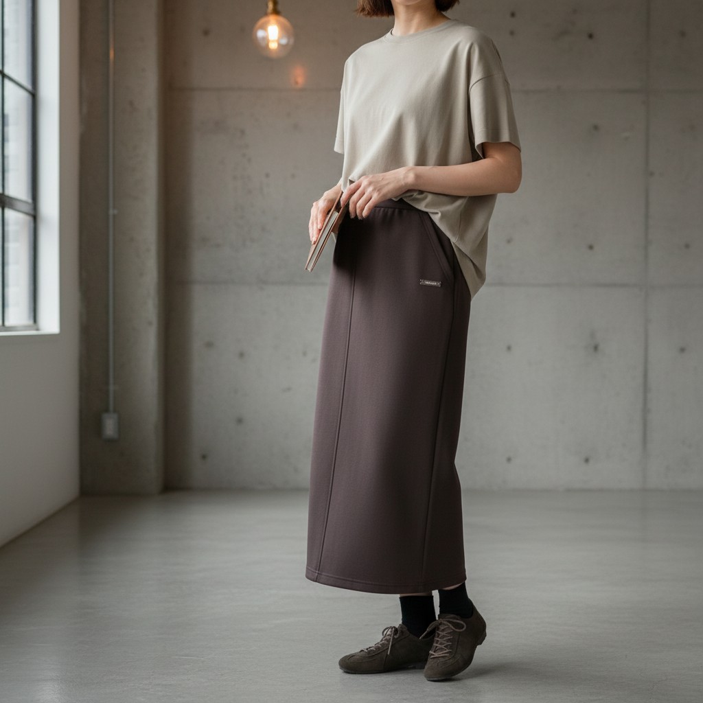 Rakuten - 【予約】【早期予約でポイント10倍】【PRIORITY 2026 Autumn Collection】【8月下旬～9月上旬入荷予定】PRIORITY　プライオリティ　カットスカート　型番P66203JT
