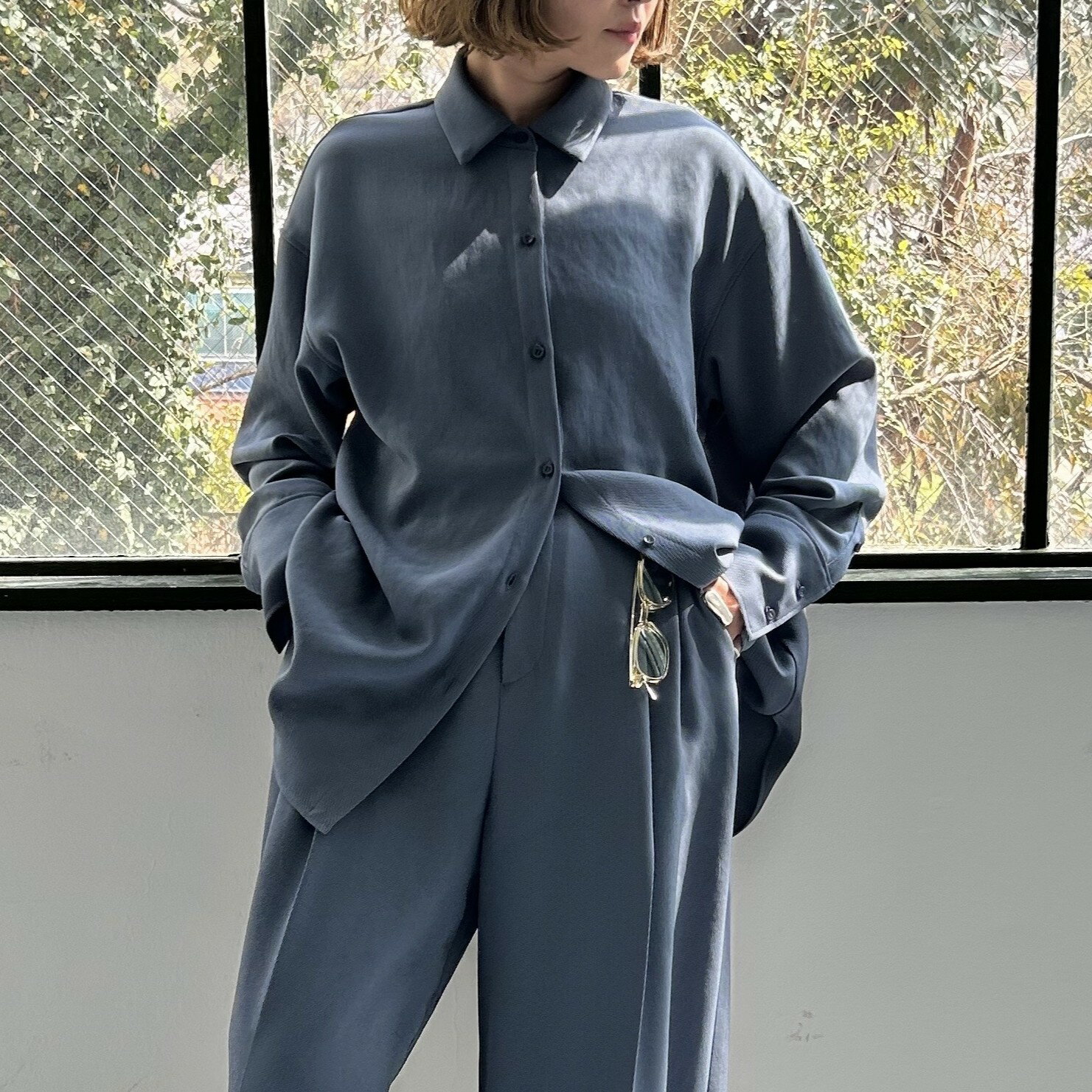 Rakuten - 【予約】【早期予約でポイント10倍】【PRIORITY 2026 Autumn Collection】【8月中旬～8月下旬入荷予定】PRIORITY プライオリティ ベーシックシャツ　型番P66230IT