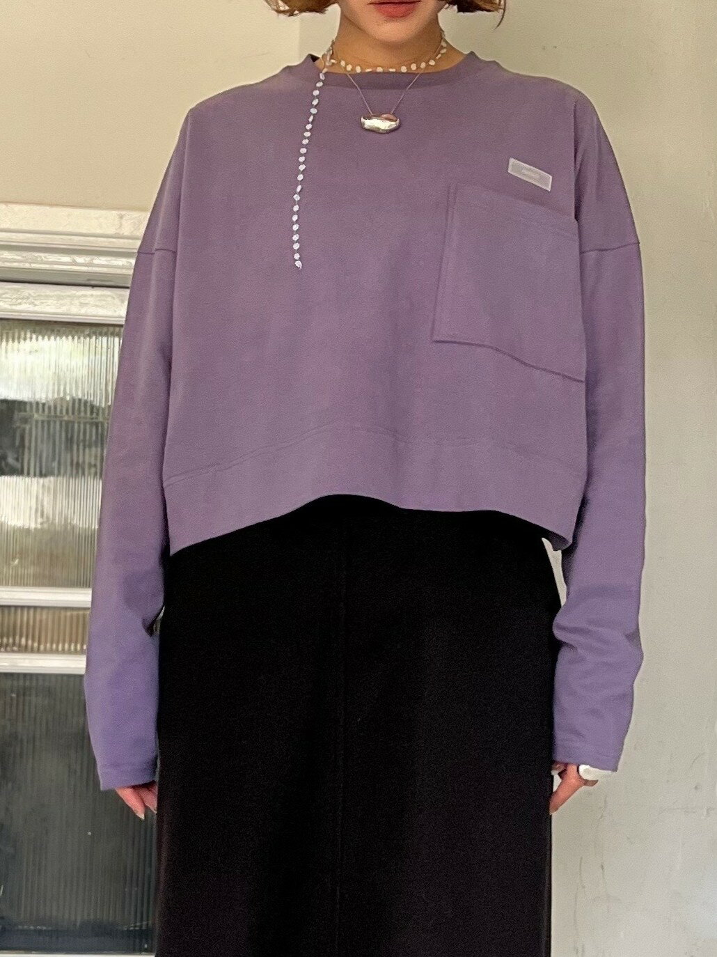 乐天商城 - 【予約】【早期予約でポイント10倍】【PRIORITY 2026 winter collection】【9月下旬～10月上旬入荷予定】PRIORITY プライオリティ　ソフトプラッシュドTシャツ/P67058HW