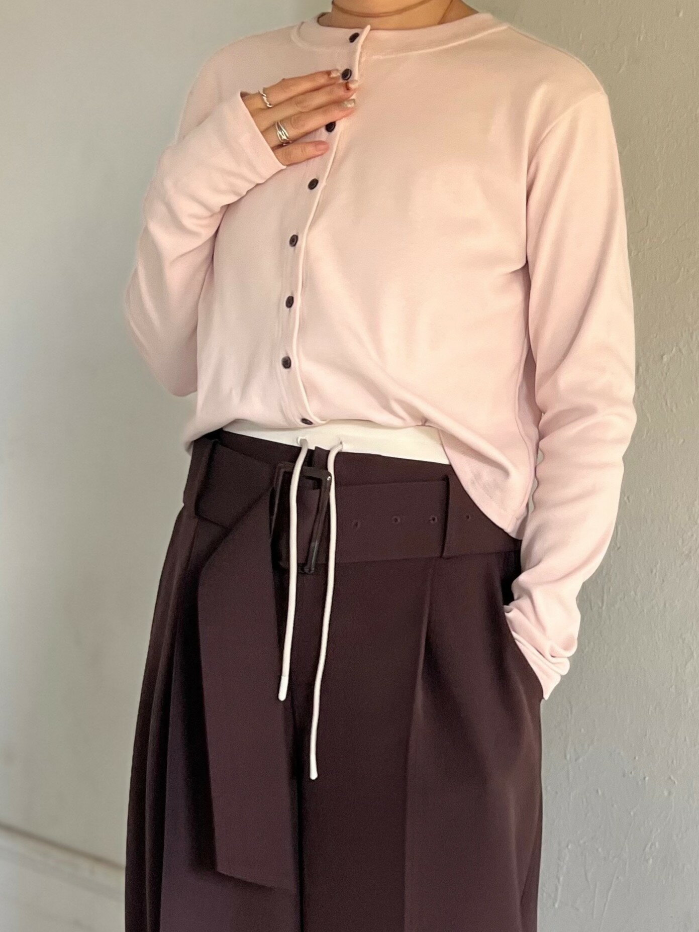 Rakuten - 【予約】【早期予約でポイント10倍】【PRIORITY 2026 winter collection】【9月下旬～10月上旬入荷予定】PRIORITY プライオリティ ミドルウェイトリブカーデ/P67059HW