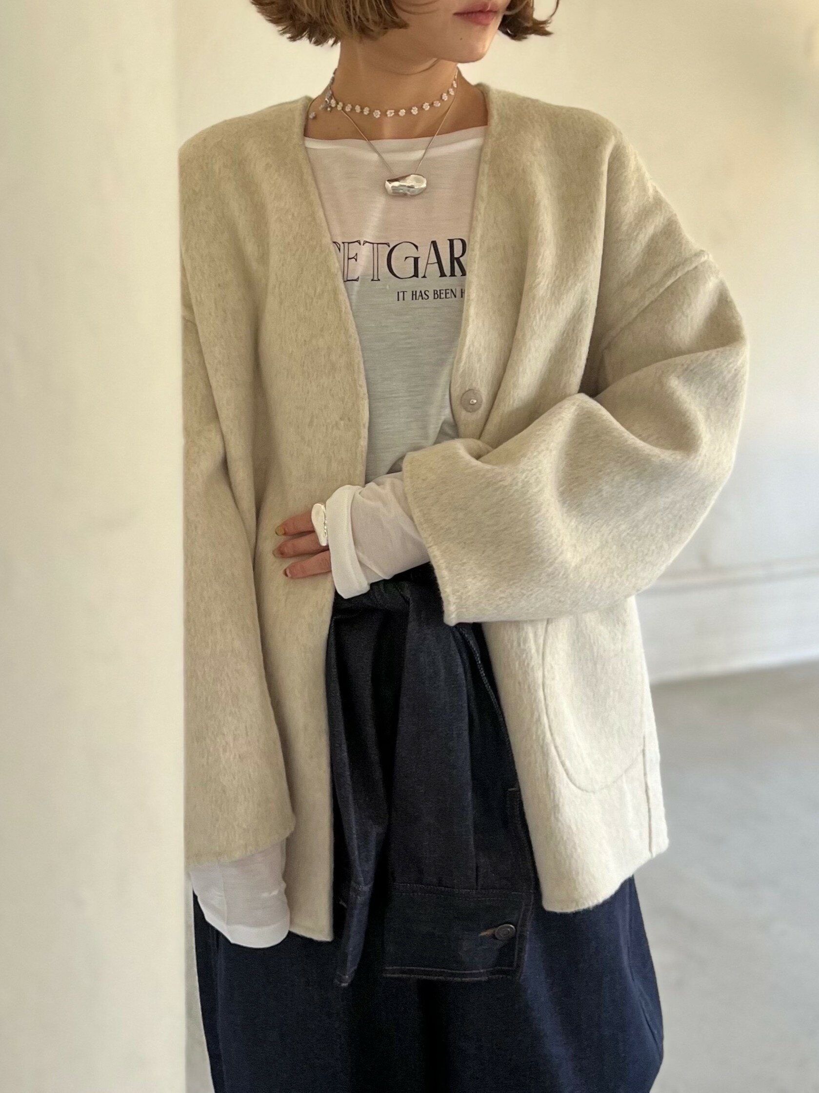 Rakuten - 【予約】【早期予約でポイント10倍】【PRIORITY 2026 winter collection】【10月中旬～10月下旬入荷予定】PRIORITY プライオリティ　リバーシブルウールコート/P67071LI