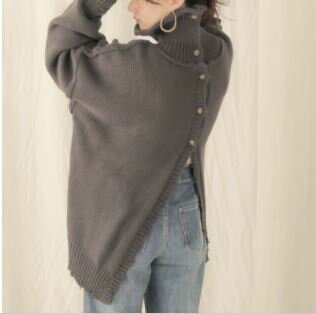 sale!3WAYダメージタートルニットトップス