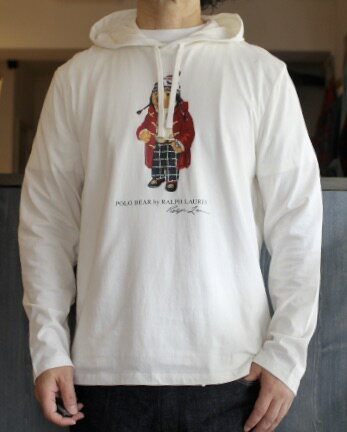 RALPH LAUREN(ラルフローレン)POLO BEAR JERSEY HOODY (ポロベアー ジャージーフーディ)日本未発売ポロベアー ロングTEEパーカー アメリカ買い付け 新品送料無料 即日出荷対応