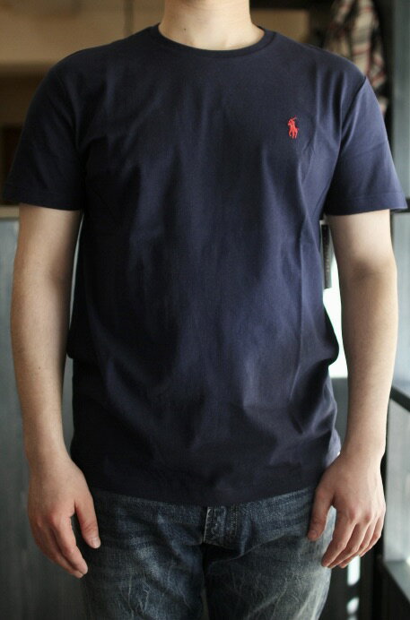 Rakuten - RALPH LAUREN(ラルフローレン)CLASSIC FIT JERSEY TEE(クラシックフィット ジャージー Tシャツ)半袖TEE 新品 アメリカ買い付け 正規品 INK NAVY送料無料 即日出荷対応
