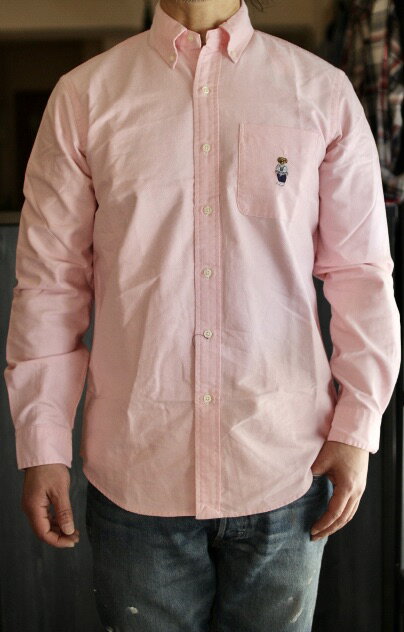 RALPH LAUREN(ラルフローレン)CLASSIC FIT POLOBEAR OXFORD SHIRTS (クラシックフィット ポロベアー オックスフォードシャツ)希少ポロベアー長袖シャツ日本未発売モデル アメリカ買い付け 新品 正規品送料無料 即日出荷対応
