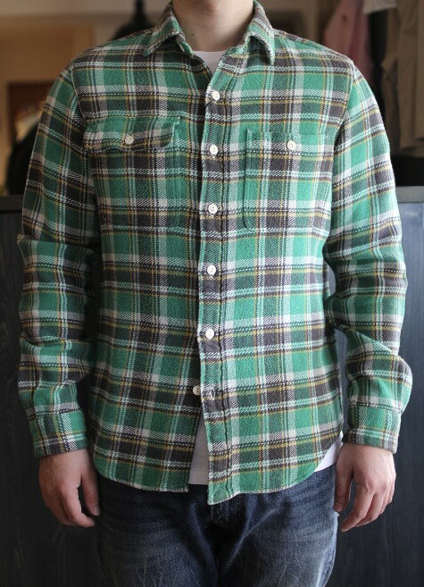 ★お得なポイント5倍!★RALPH LAUREN(ラルフローレン)CHECK FLANNEL WORK SHIRTS CLASSIC FIT (クラシックフィット チェック フランネル ワークシャツ)柔らかなヘビーフランネルシャツ  送料無料 即日出荷対応