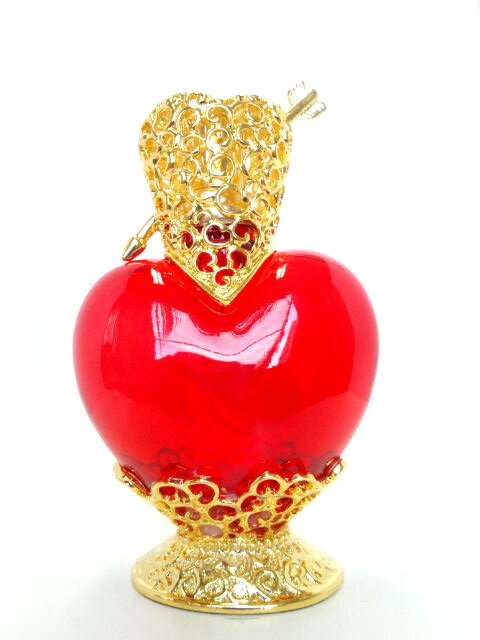 訳あり ミニランプ ダブルハート【 レッド×ゴールド 】