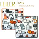 フェイラー メール便 送料無料 Feiler フェイラー 【 30cm キャッツ ( キャット ) 】 タオルハンカチ 猫 CATS Wash Cloth シュニール織