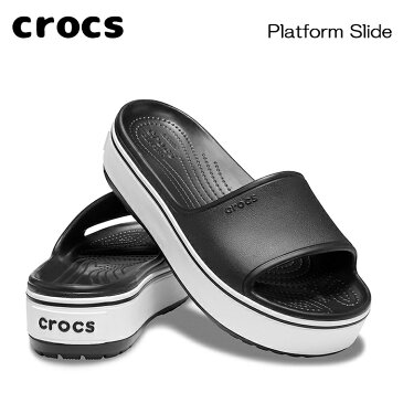 クロックス CROCS 205631 レディース 厚底サンダル クロックバンド プラットフォーム スライド サンダル Platform Slide