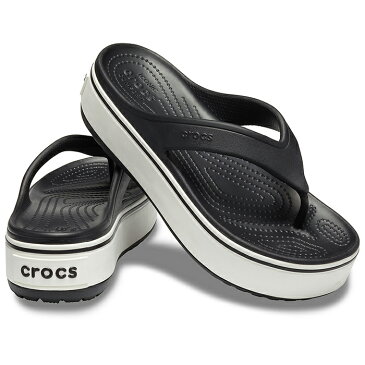 訳あり　クロックス CROCS 205681 レディース クロックバンド プラットフォーム フリップ Platform Flip