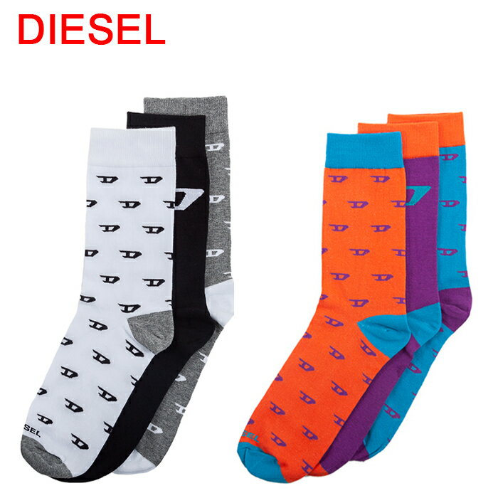 ディーゼル 靴下 ソックス 3足セット 00SAYJ 0BAWX SKM-RAY Socks 3Pack [281][282]