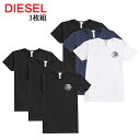 送料無料 ディーゼル Tシャツ 半袖 丸首 3枚セット 00SJ5L 0TANL UMTEE RANDAL 3Pack 【80-81】