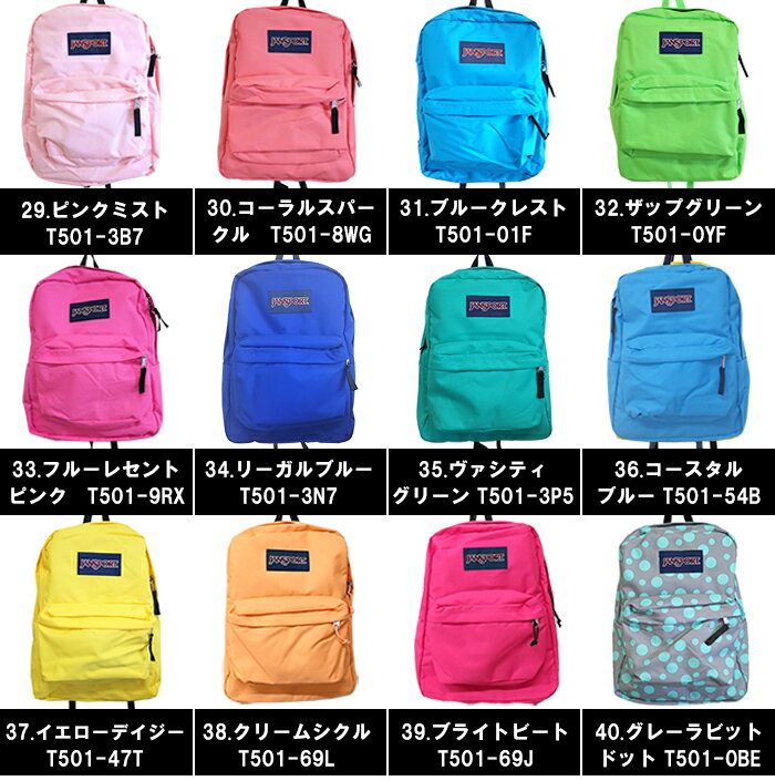 送料無料 ジャンスポーツ バックパック スーパーブレイク T501 25L 4 リュックサック JANSPORT あす楽 対応