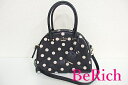 ケイトスペード 2way ハンドバッグ PXRU5292 黒 ブラック 白 ホワイト ピンク PVC レザー ショルダーバッグ kate spade 【中古】【...