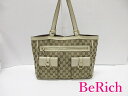 グッチ GUCCI トートバッグ ショルダーバッグ 146247 GG アビー ベージュ ブラウン 茶 ゴールド 金具 Dリング ロゴ キャンバス レザー ハンドバッグ 肩掛け 【中古】【送料無料】 bk8162(4)