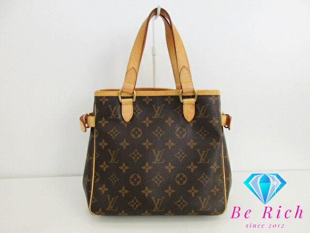 ルイ ヴィトン LOUIS VUITTON トートバッグ ハンドバッグ モノグラム バティニョール M51156 ブラウン 茶 PVC レザー LV ロゴ ショルダーバッグ 鞄 【中古】【送料無料】 bk8654