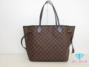 ルイヴィトン LOUIS VUITTON ダミエ ネヴァーフル MM N51105 エベヌ LV ロゴ トートバッグ ショルダーバッグ ハンドバッグ 肩掛け鞄【中古】【送料無料】bk9542