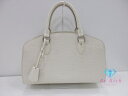 ルイ ヴィトン LOUIS VUITTON ハンドバッグ ポンヌフ PM エピ M5907J イヴォワール アイボリー レザー ロゴ 手持ち バッグ 鞄 メンズ...