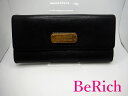 マークバイ マークジェイコブス 二つ折り 長財布 黒 ブラック レザー 財布 ロング ウォレット MARC BY MARC JACOBS 【中古】【送料無料】 ...