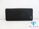 ダンヒル dunhill サイドカー メンズ 二つ折り 長財布 黒 ブラック レザー ロゴ 二つ折り財布 ロング ウォレット 【中古】【送料無料】 bs2996(4)
