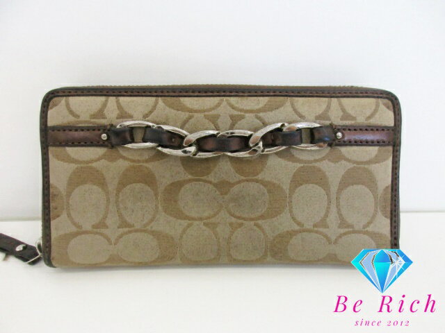 【中古】コーチCOACHラウンドフ...