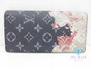 ルイ ヴィトン LOUIS VUITTON ポルト フォイユ ブラザ モノグラム ブリーチ M82826 メンズ 長財布 ブラック 黒 LV ロゴ 二つ折り財布 ロング ウォレット 【中古】【送料無料】 bs4043