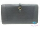 シャネル CHANEL ココボタン Wホック 二つ折り 長財布 A20905 ブラック 黒 レザー ココマーク CC ロゴ 札入れ 小銭入れ ロング ウォレット 【中古】【送料無料】 bs4102