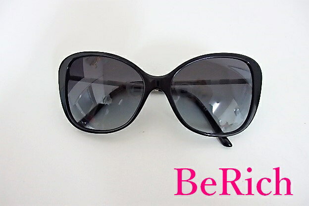 美品 バーバリー BURBERRY サングラス BE4235QF 30018G フルフィット モデル バタフライ スモーク ブラック 黒 ロゴ アイウェア メガネ 眼鏡 アクセサリー 小物 【中古】【送料無料】bc1167