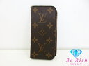 ルイ ヴィトン LOUIS VUITTON iPhone 6 ケース カバー モノグラム フォリオ M61422 茶 ブラウン スマホ アイフォン 手帳 タイプ...