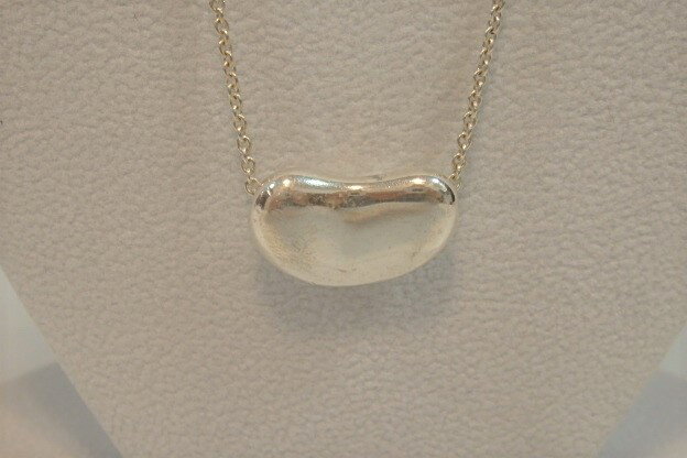 ティファニー TIFFANY&Co. ビーン ペンダント ネックレス シルバー SV925 エルサ ペレッティ ジュエリー アクセサリー 小物 レディース 【中古】【送料無料】 ba1075のサムネイル