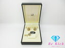 ダンヒル dunhill ネクタイピン カフス セット シルバー ゴールド メッキ ロゴ タイピン カフリンクス ビジネス スーツ 小物 【中古】【送料無料】b...
