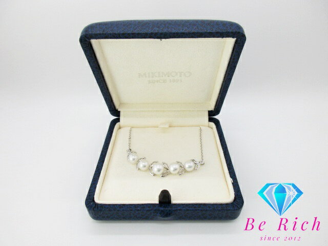 ミキモト MIKIMOTO シルバー SILVER パール 5.5 - 6 mm デザイン ネックレス ペンダント 宝石 ジュエリー アクセサリー 【中古】【送料無料】 ba2912のサムネイル