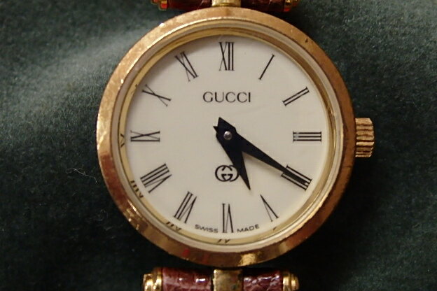 GUCCI グッチ レディース ウォッチ オールドグッチ 腕時計 SS レザー 【中古】【送料無料】 bt192のサムネイル
