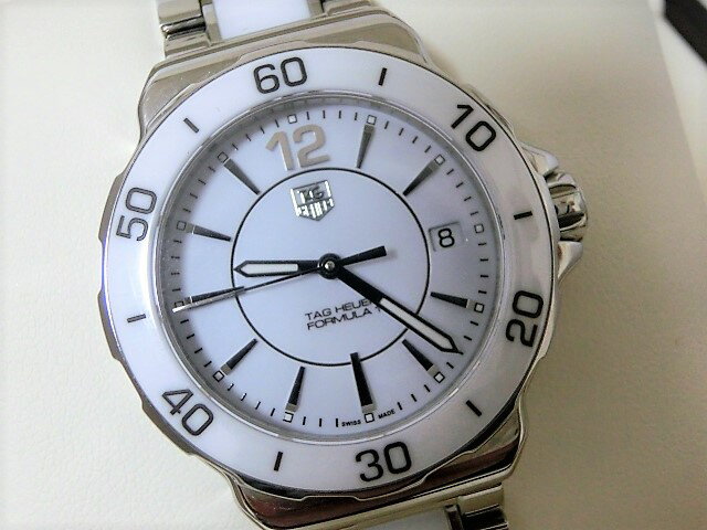 美品 タグホイヤー フォーミュラ1 WAH1211.BA0861 デイト 200m防水 レディース  ...