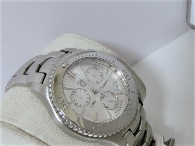 美品 タグホイヤー リンク CJ1111.BA0576 メンズ 腕時計 クロノグラフ デイト 200 ...