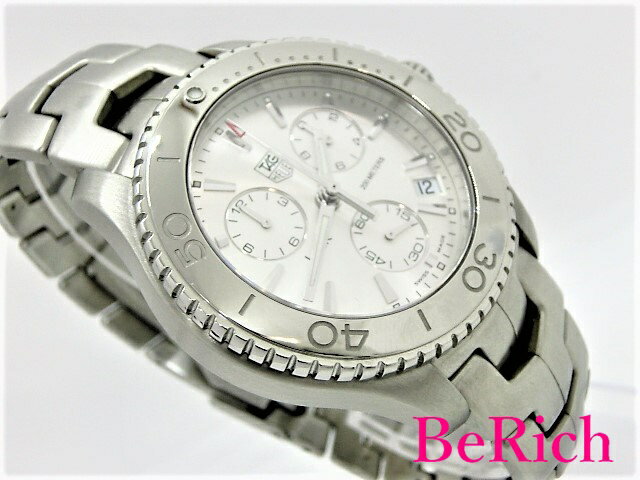 美品 タグホイヤー リンク CJ1111.BA0576 メンズ 腕時計 クロノグラフ デイト 200 ...