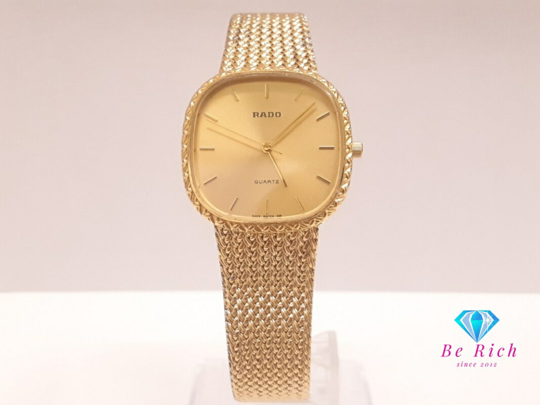 【稼働品】RADO レディース腕時計 クォーツ ゴールドカラー 楽天市場】ゴールド(ブランドラドー)(レディース腕時計