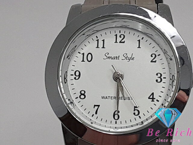 楽天BeRich 楽天市場支店スマート スタイル Smart Style レディース腕時計 SSW-004A 白 ホワイト シルバー SS アナログ クォーツ QZ ウォッチ CK 【中古】【送料無料】 ht5067