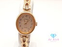 セイコー SEIKO アルバ ALBA バングル ウォッチ レディース 腕時計 V233-6140 オーバル シルバー ゴールド SS GP ブレス アナログ クォーツ QZ ウォッチ 【中古】【送料無料】 ht5700