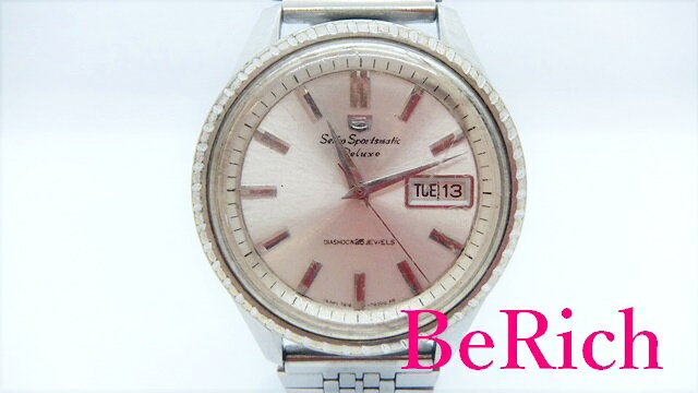 セイコー SEIKO ファイブ 5 スポーツ マチック 自動巻 メンズ 腕時計 デイデイト 7619-7050 シルバー 文字盤 SS AT アナログ ウォッチ 【中古】【送料無料】 ht3729のサムネイル